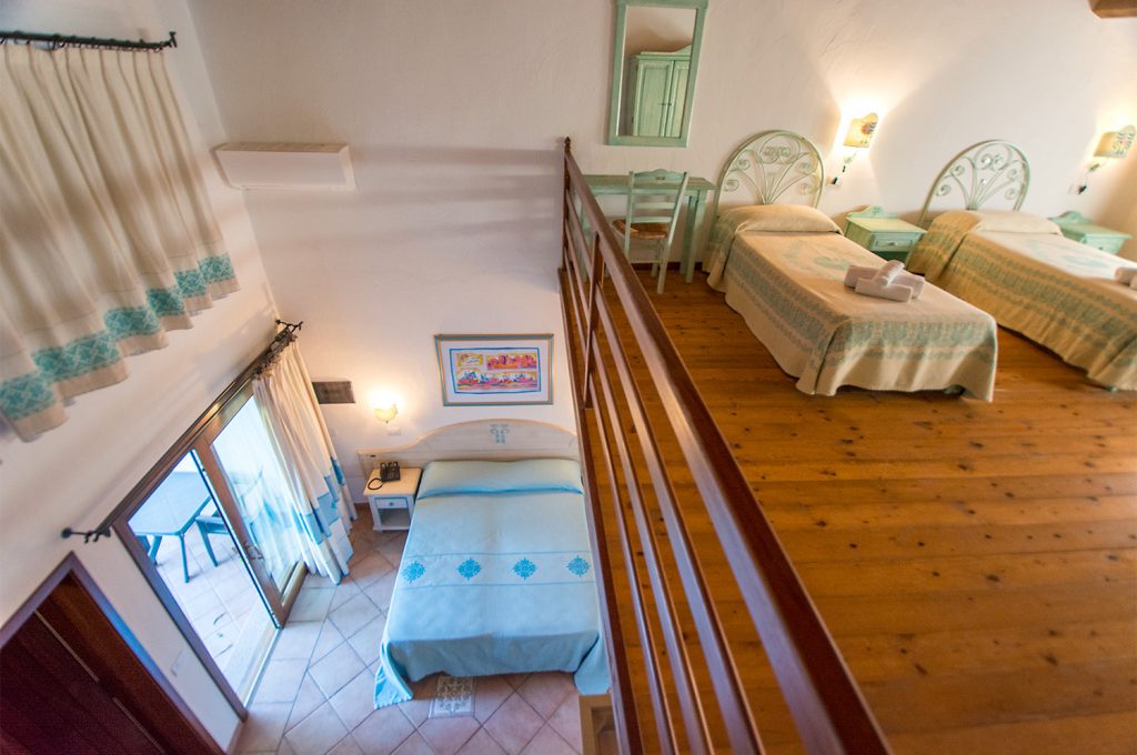 Liscia Eldi Resort San Teodoro, Camera Quadrupla Soppalco